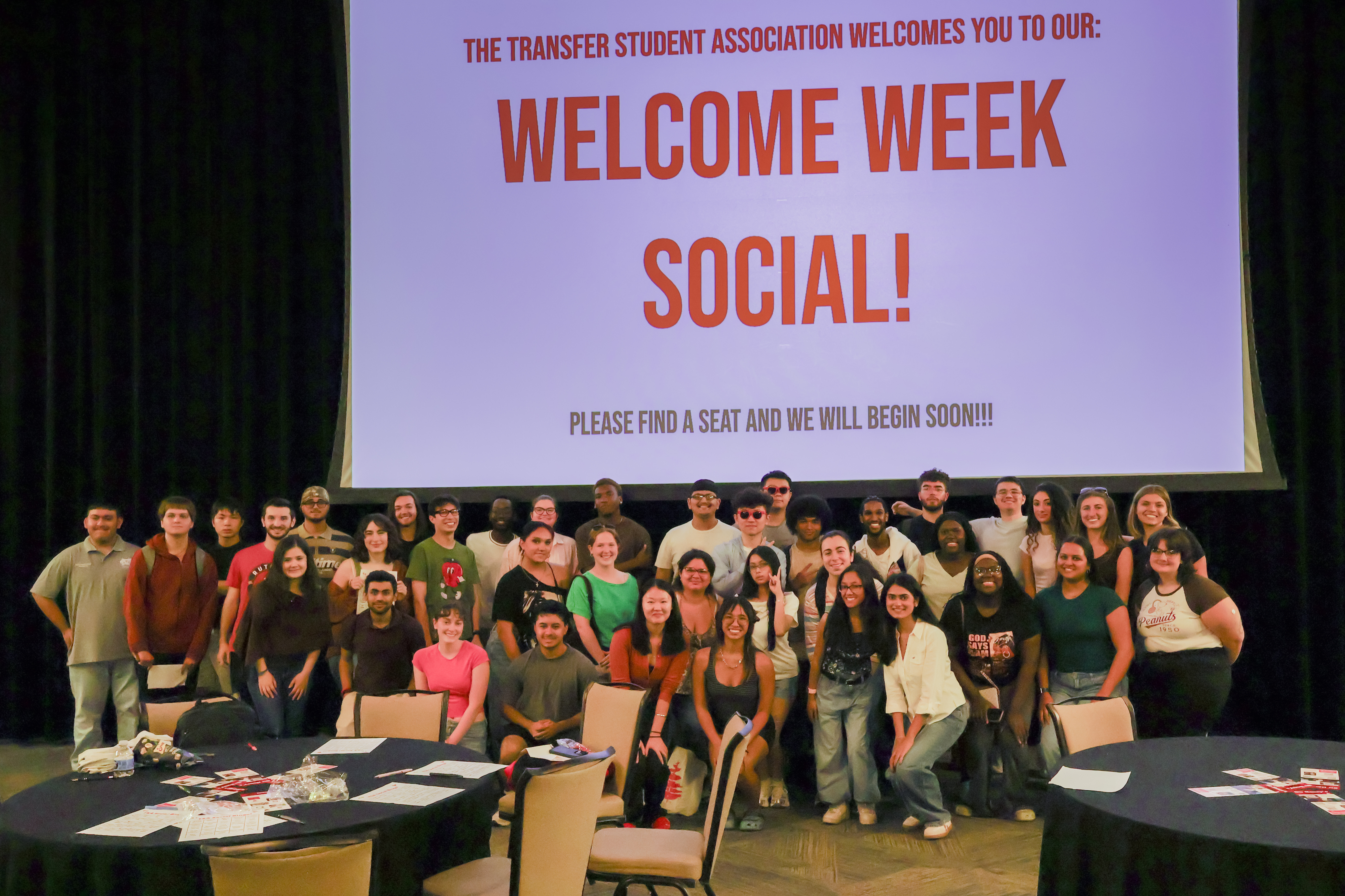 Transfer Student Association Welcome Week Event