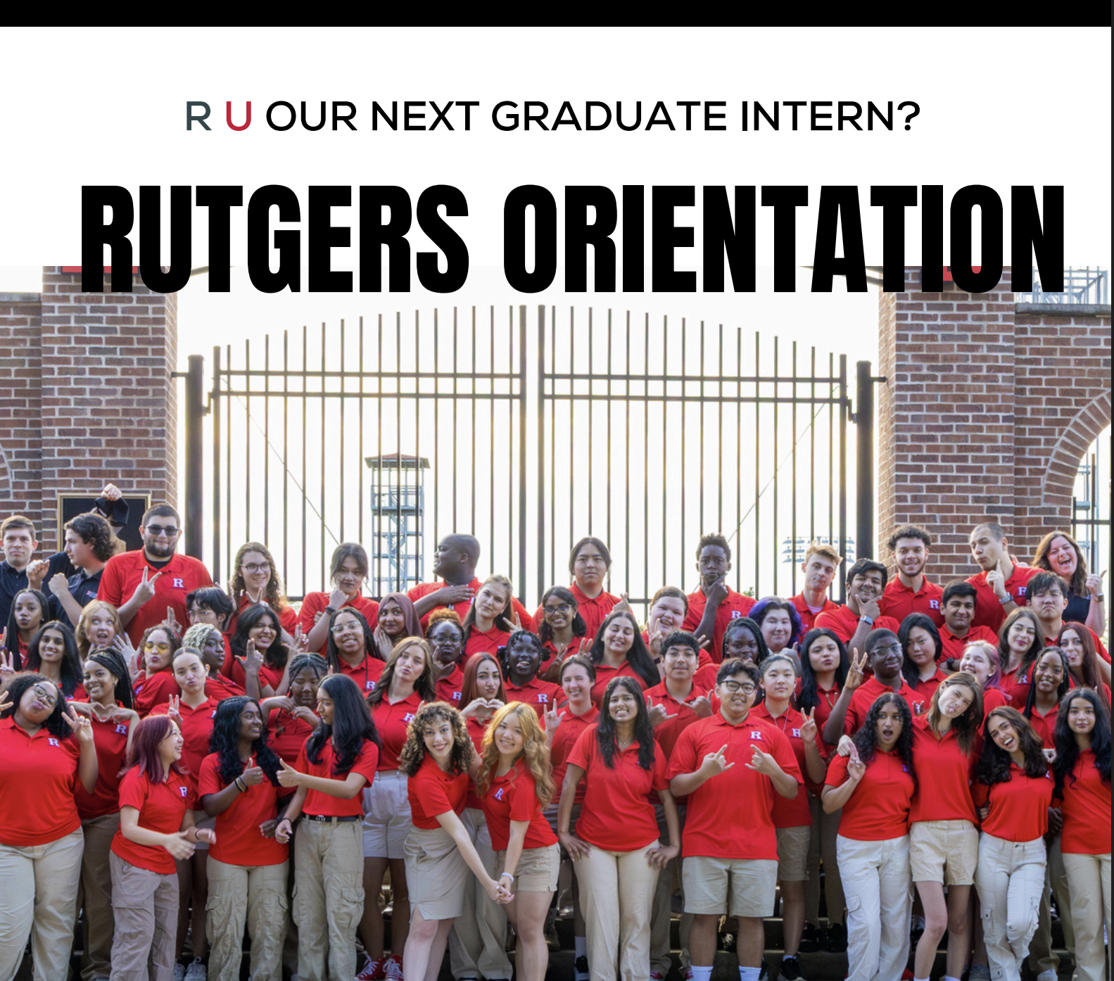 RU Our Next Graduate Intern?